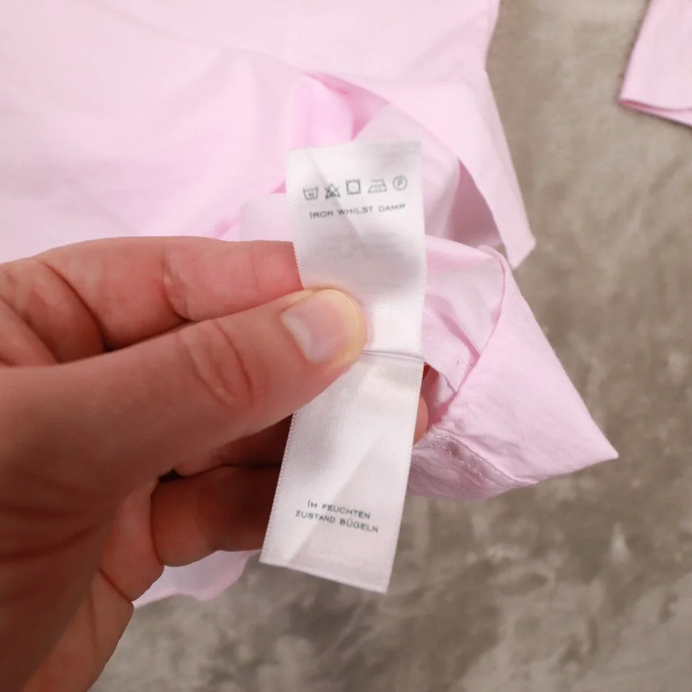 Charles Tyrwhitt Men's Pink Striped Extra Slim Fit Dress Shirt size 17/35 - Picture 7 of 7